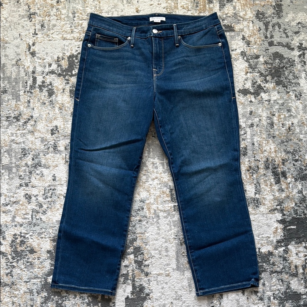 Good American Good Petite Straight Jeans